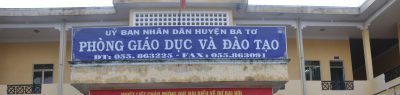 Phòng Giáo dục và Đào tạo huyện Ba Tơ